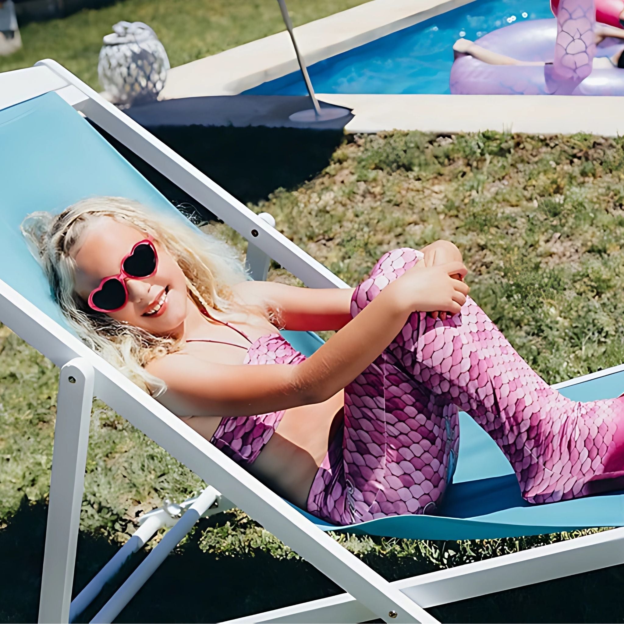 Kuaki Mermaids Deniz Kızı 4'lü Takım Bikini Kostüm Seti Princess 3