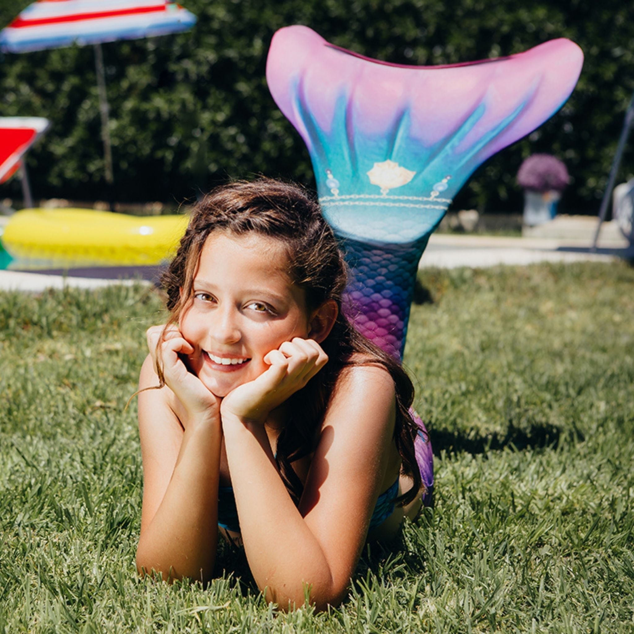 Kuaki Mermaids Deniz Kızı 4'lü Takım Bikini Kostüm Seti Star 1