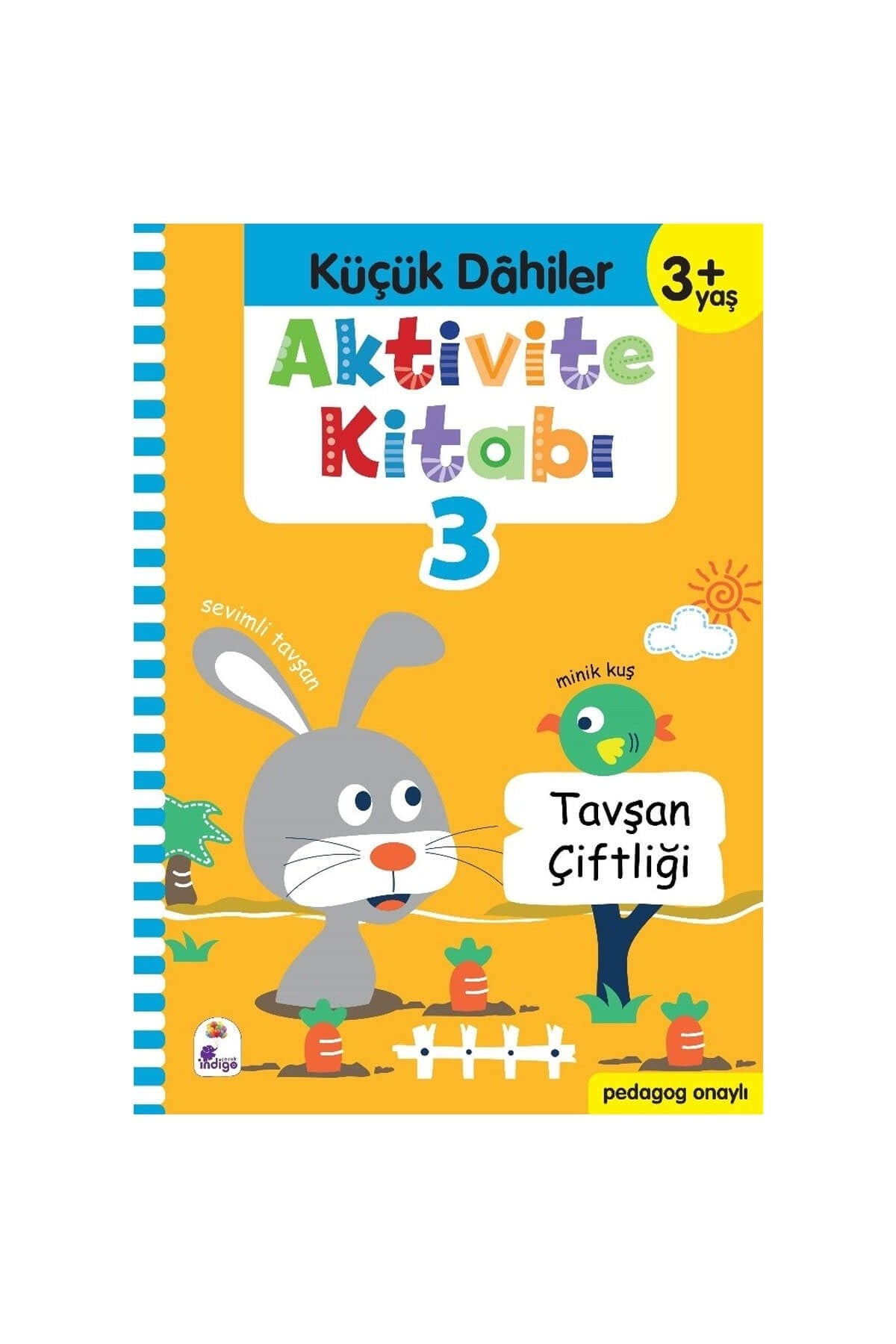 İndigo Çocuk Küçük Dâhiler Aktivite Kitabı 3 – 3+ Yaş (Pedagog Onaylı)