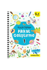 İndi̇go Çocuk Küçük Dâhiler Dikkat Geliştirme 1(5+ Yaş) (Pedagog Onaylı)