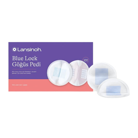 Lansinoh Blue Lock Göğüs Pedi 100 adet