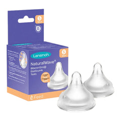 Lansinoh Natural Wave Biberon Emziği Yavaş Akışlı