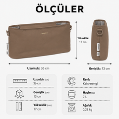 Lassig Buggy Bebek Arabası Organizer Çanta Hazelnut