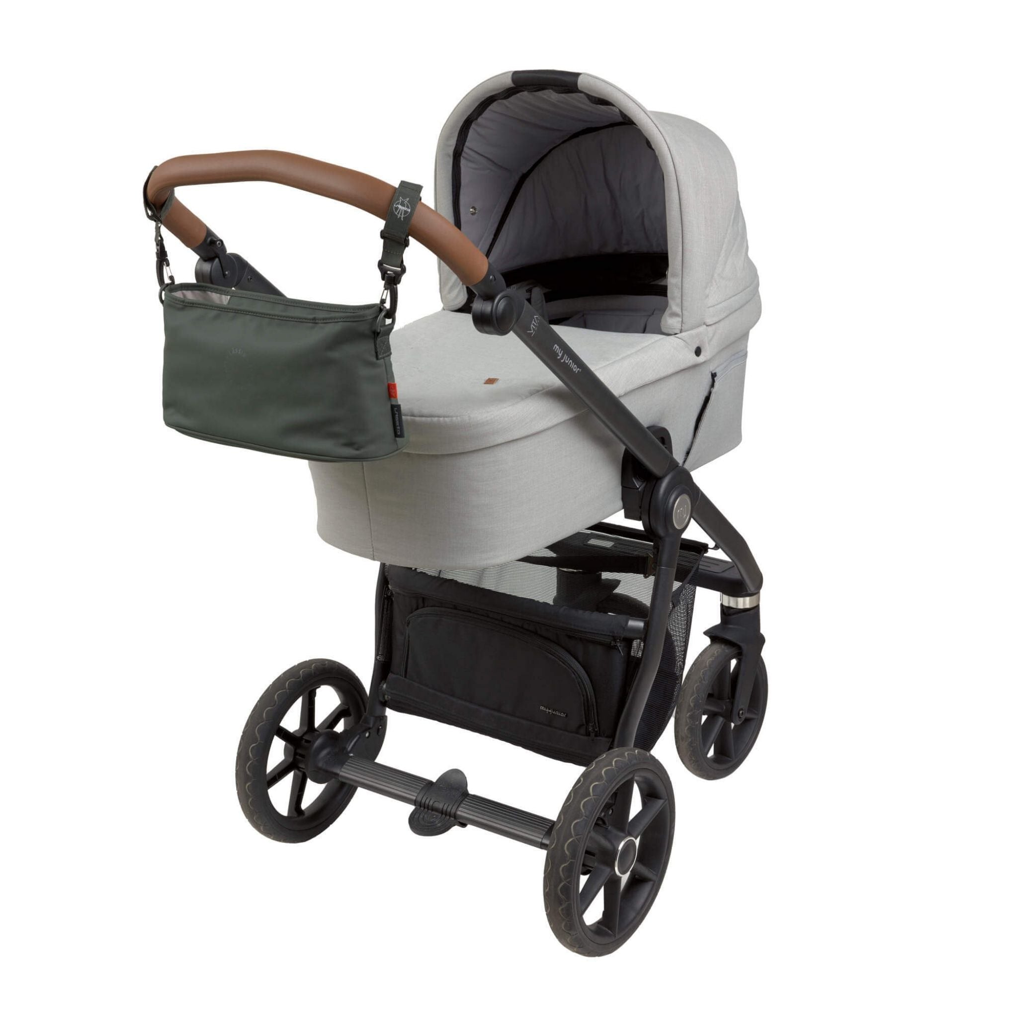 Lassig Buggy Bebek Arabası Organizer Çanta Koyu Yeşil 4