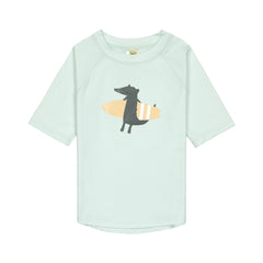 Lassig Crocodile UV Korumalı Kısa Kollu Mayo Tişört Açık Mavi
