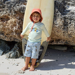 Lassig Crocodile UV Korumalı Mayo Şort Sky Blue