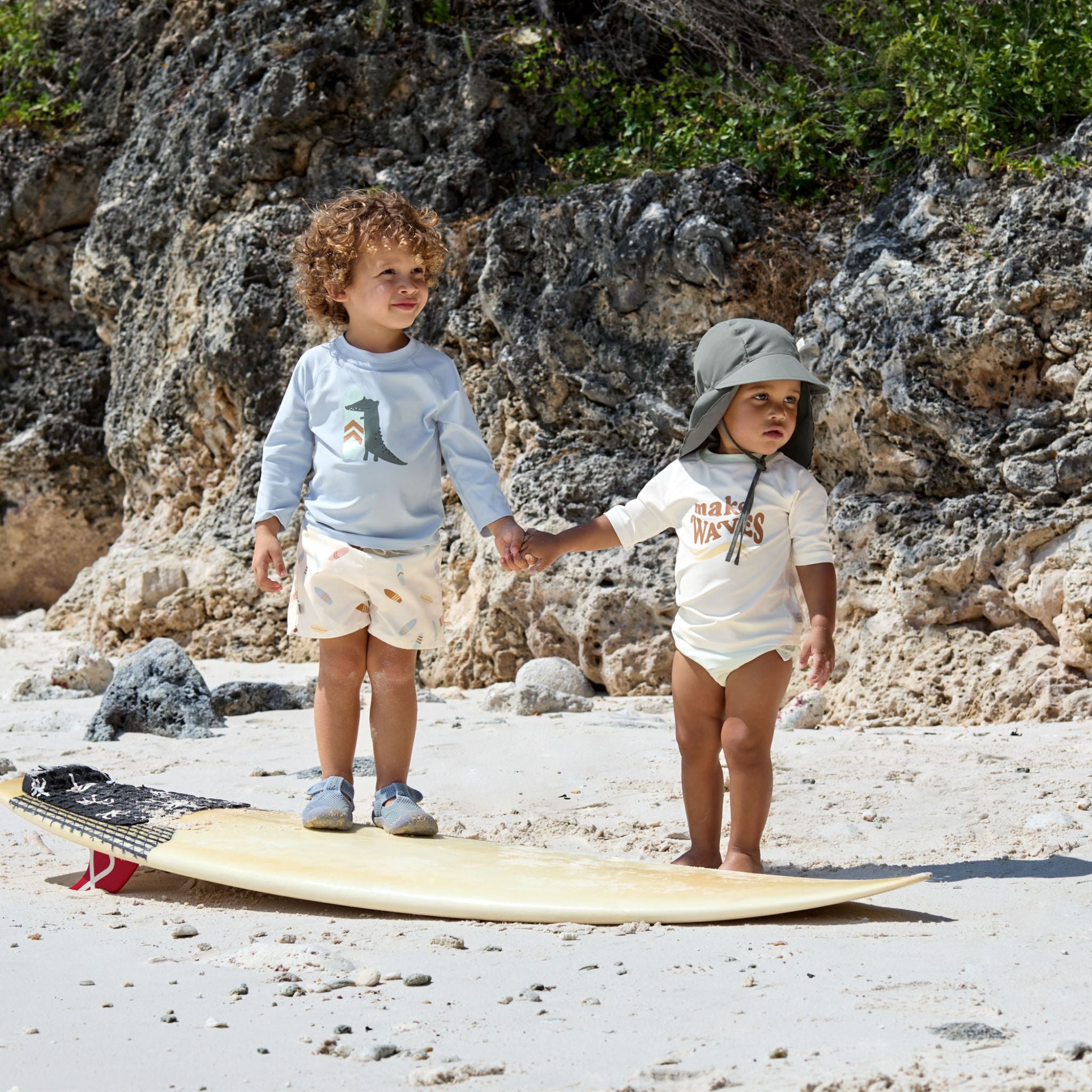 Lassig Crocodile UV Korumalı Uzun Kollu Mayo Tişört Mavi 5