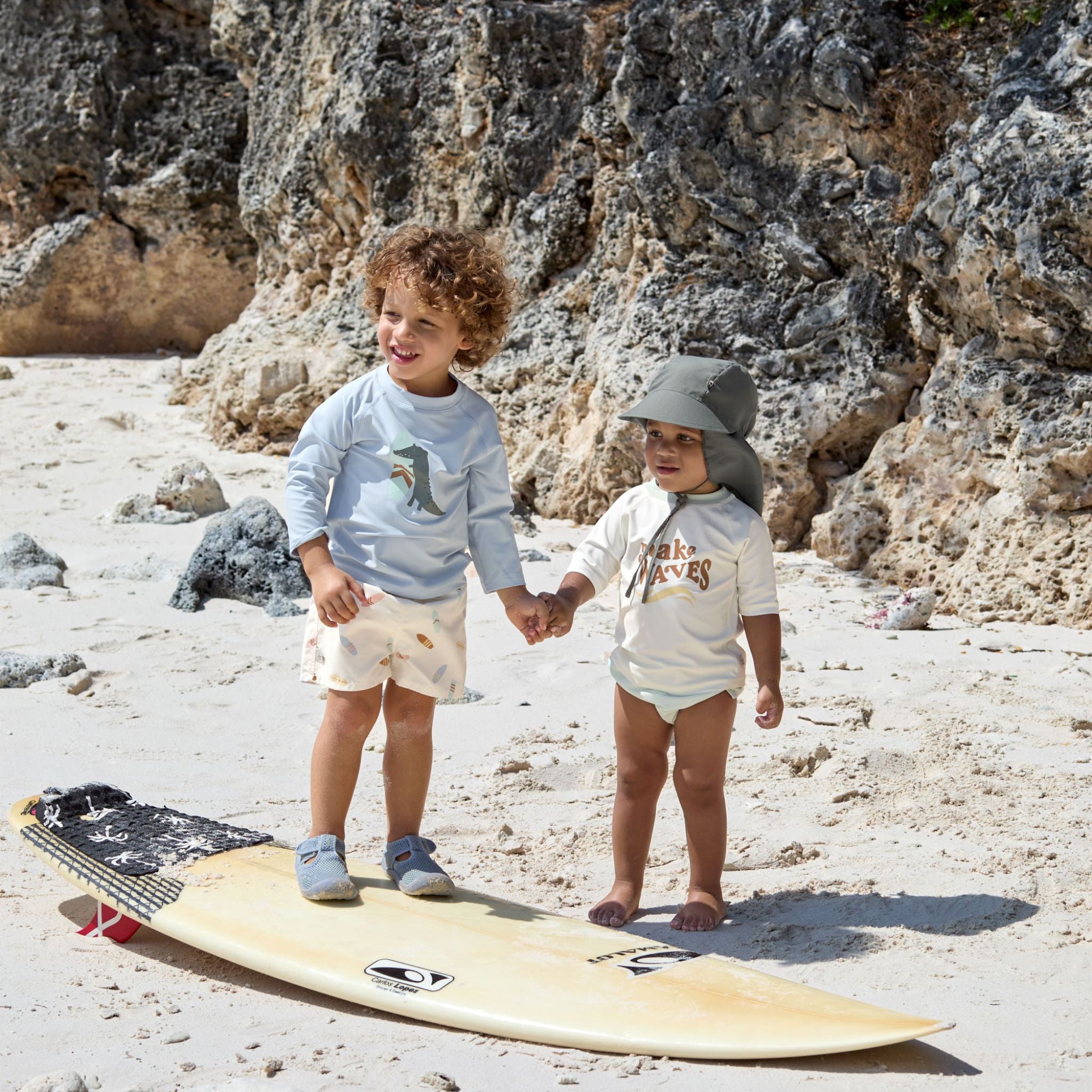 Lassig Crocodile UV Korumalı Uzun Kollu Mayo Tişört Mavi 6