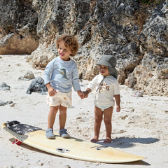 Lassig Crocodile UV Korumalı Uzun Kollu Mayo Tişört Mavi 6