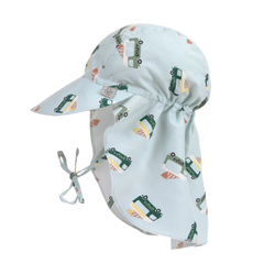 Lassig Flap Hat UV Korumalı Uzun Şapka Ice Cream Truck Illusion Blue