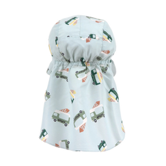 Lassig Flap Hat UV Korumalı Uzun Şapka Ice Cream Truck Illusion Blue