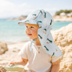 Lassig Flap Hat UV Korumalı Uzun Şapka Ice Cream Truck Illusion Blue