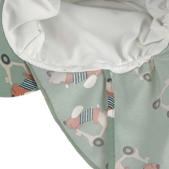Lassig Flap Hat UV Korumalı Uzun Şapka Scooter Dog Green