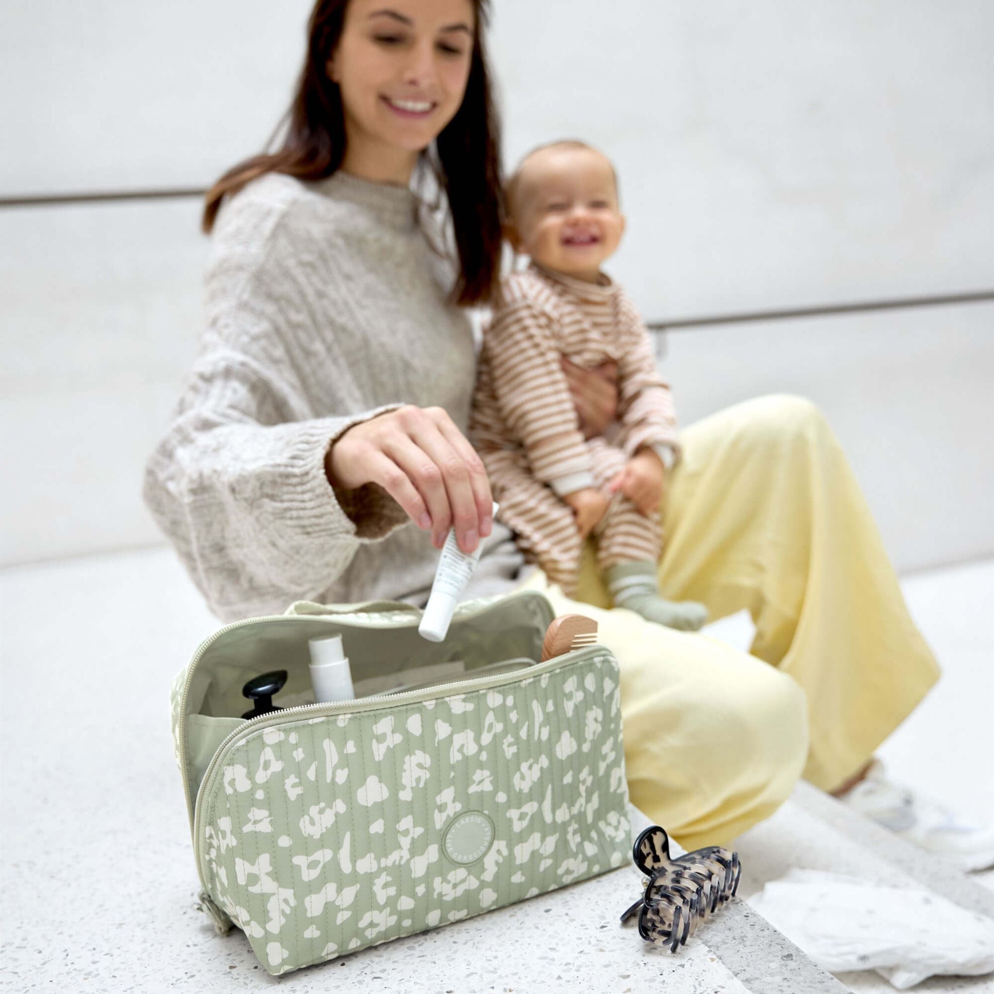Lassig Flex Bebek Organizer Çantası Açık Yeşil 5