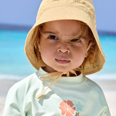 Lassig Flowers UV Korumalı Uzun Kollu Mayo Tişört Beyaz 3