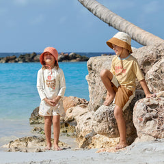 Lassig Flowers UV Korumalı Uzun Kollu Mayo Tişört Sea Salt