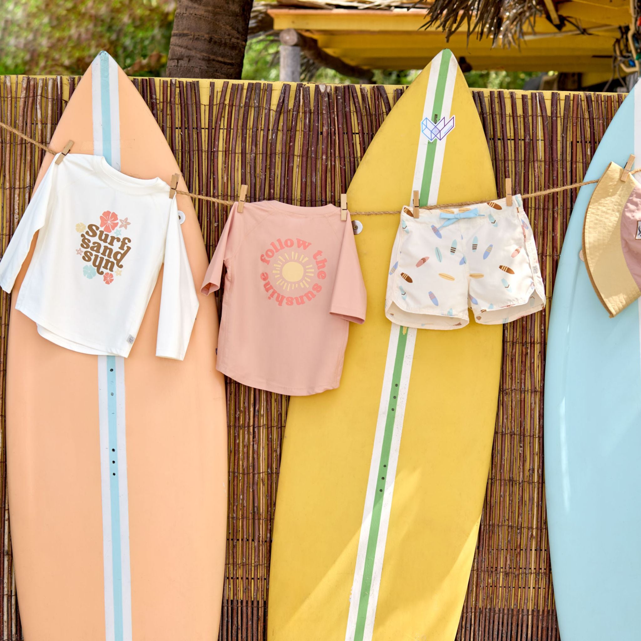 Lassig Flowers UV Korumalı Uzun Kollu Mayo Tişört Sea Salt