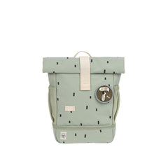Lassig Happy Prints Mini Rolltop Sırt Çantası Light Olive