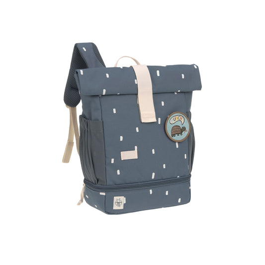 Lassig Happy Prints Mini Rolltop Sırt Çantası Midnight Blue