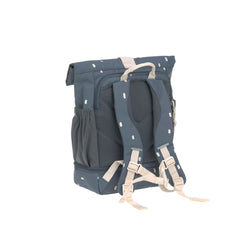 Lassig Happy Prints Mini Rolltop Sırt Çantası Midnight Blue