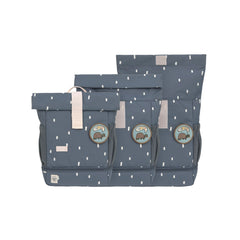 Lassig Happy Prints Mini Rolltop Sırt Çantası Midnight Blue