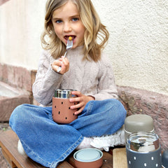 Lassig Happy Prints Yemek Termosu Caramel