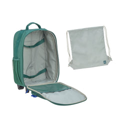 Lassig Little Gang Çekçekli Çanta Dark Green