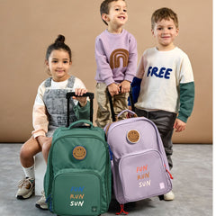 Lassig Little Gang Çekçekli Çanta Dark Green