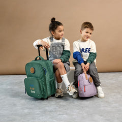 Lassig Little Gang Çekçekli Çanta Dark Green