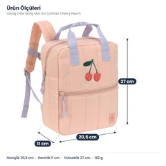 Lassig Little Gang Mini Sırt Çantası Cherry Peach