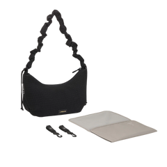 Lassig Lunua Bum Bag Up Bebek Bakım Çantası Nubbed Black