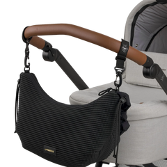 Lassig Lunua Bum Bag Up Bebek Bakım Çantası Nubbed Black