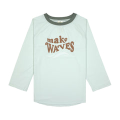 Lassig Make Waves UV Korumalı Uzun Kollu Mayo Tişört Sea Foam