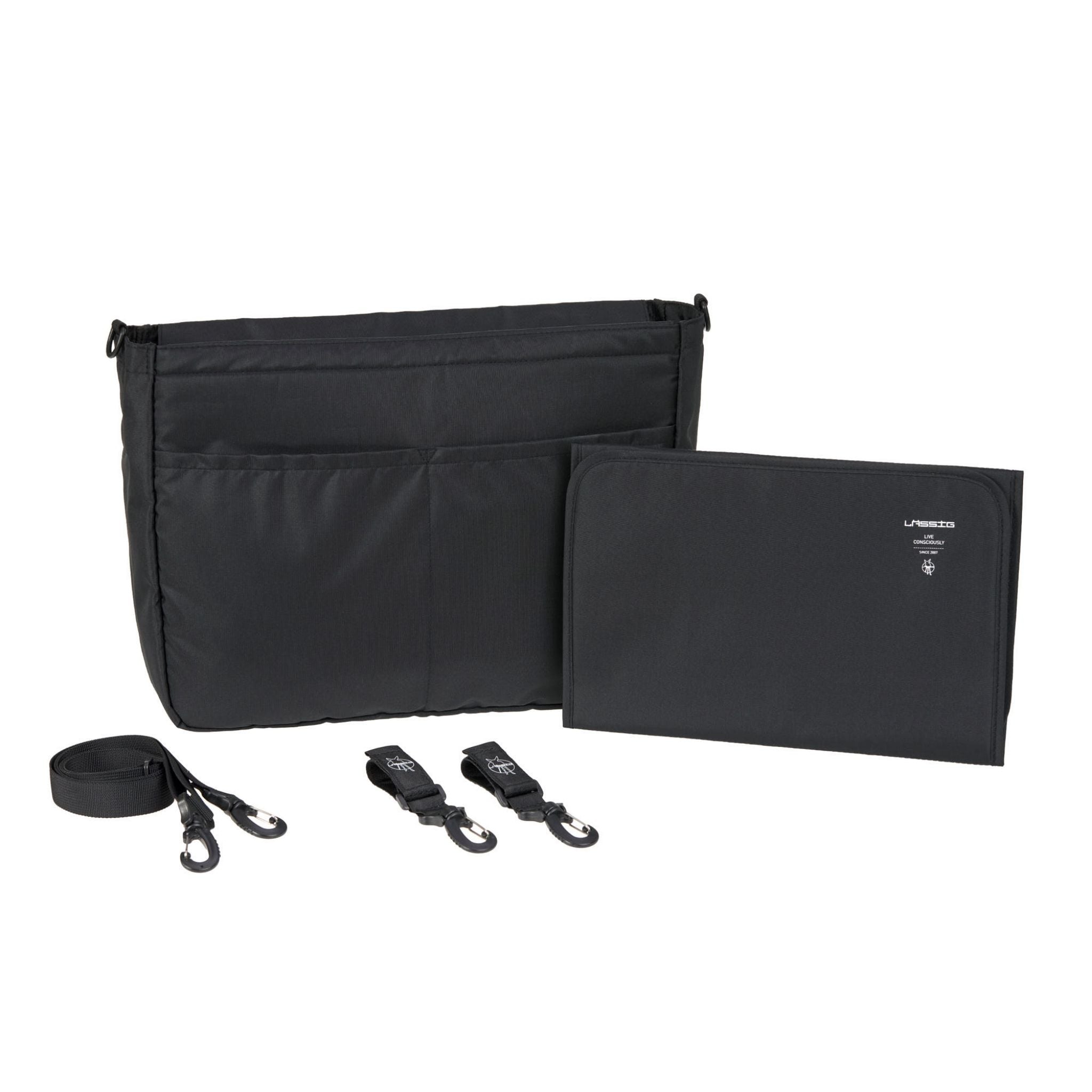 Lassig Mix Multi Bag Bebek Arabası Organizer Çanta Siyah 3