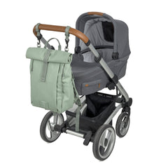 Lassig Rolltop Up Bebek Bakım Sırt Çantası Açık Yeşil 6