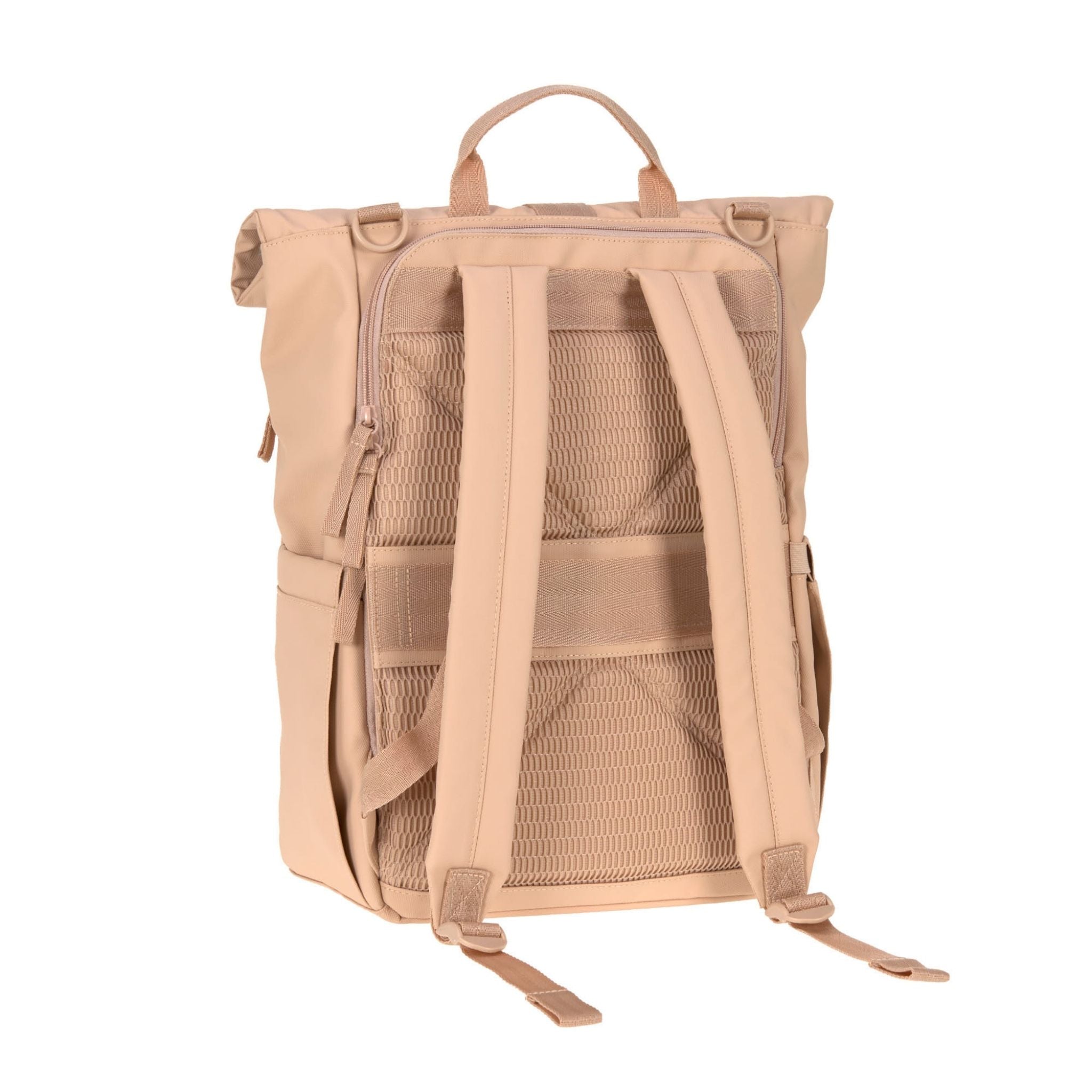 Lassig Rolltop Up Bebek Bakım Sırt Çantası Somon 1