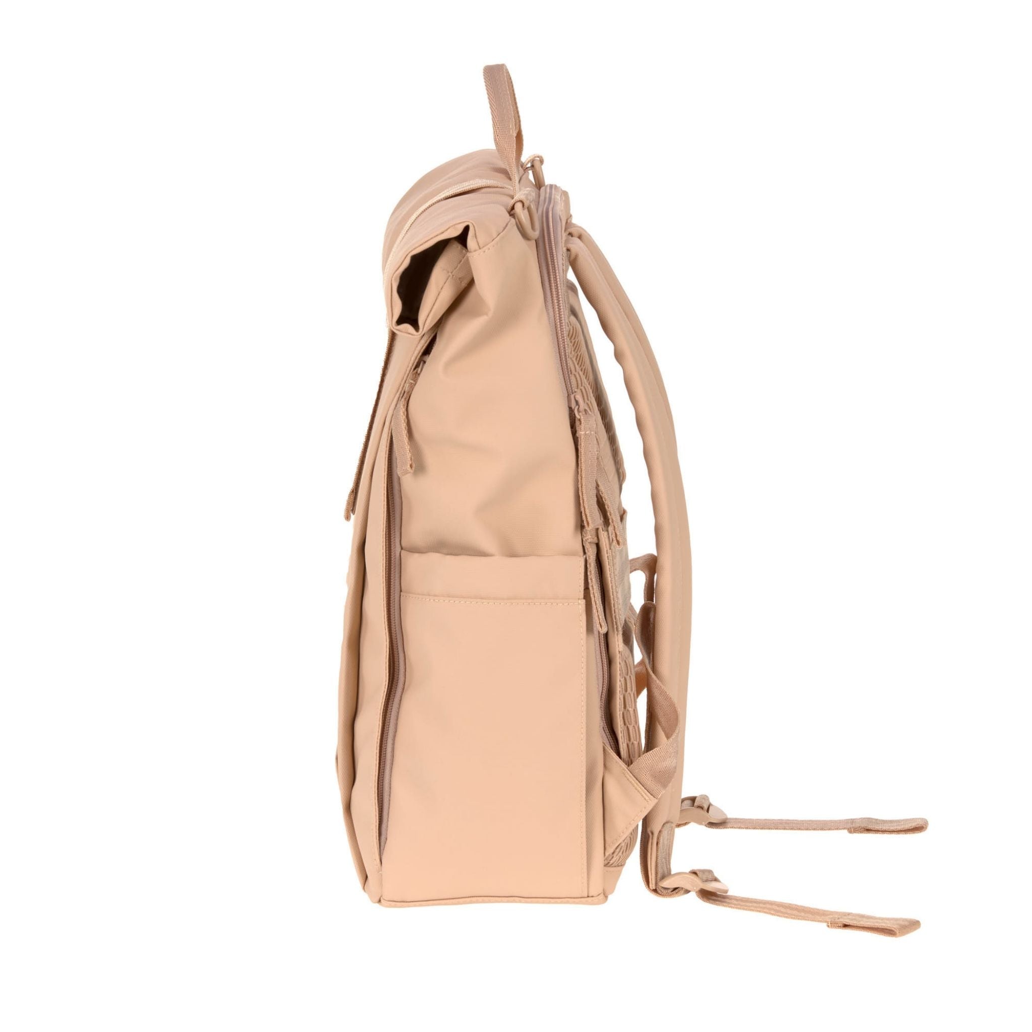 Lassig Rolltop Up Bebek Bakım Sırt Çantası Somon 2