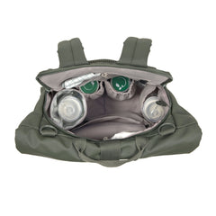 Lassig Rolltop Up Bebek Bakım Sırt Çantası Yeşil 4