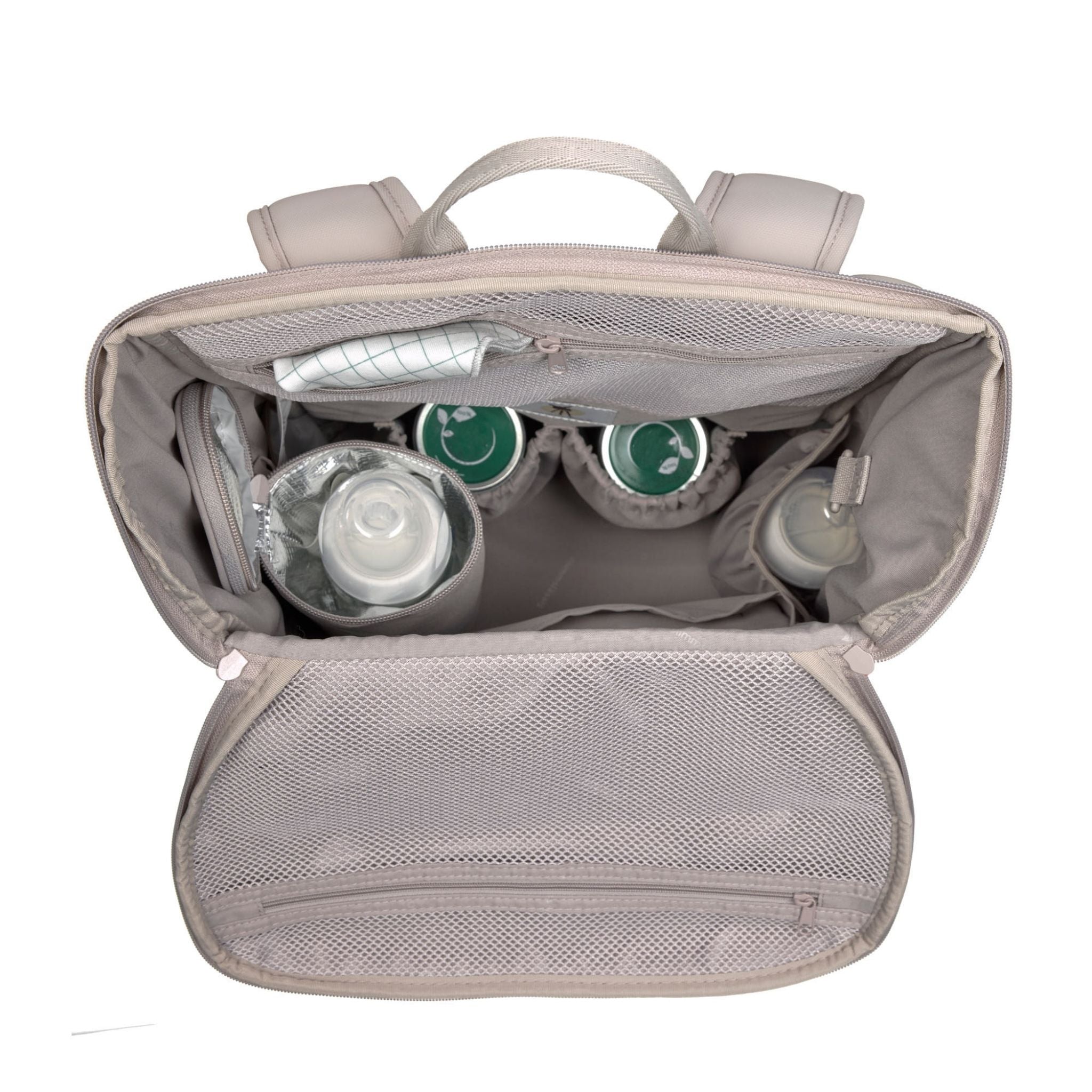 Lassig Slender Up Bebek Bakım Sırt Çantası Vizon 4