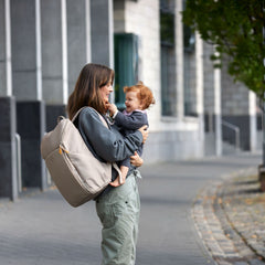 Lassig Slender Up Bebek Bakım Sırt Çantası Vizon 8