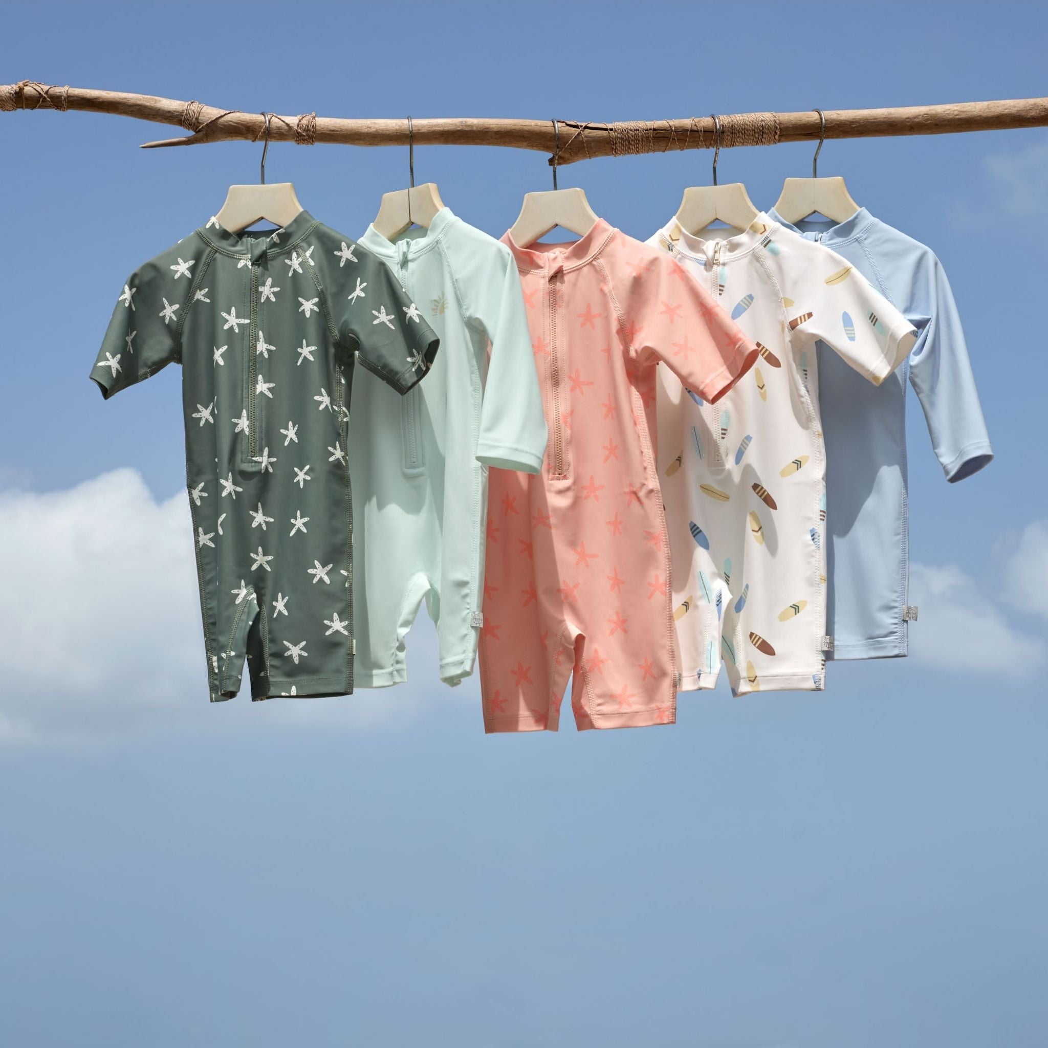 Lassig Starfish UV Korumalı Mayo Somon 3