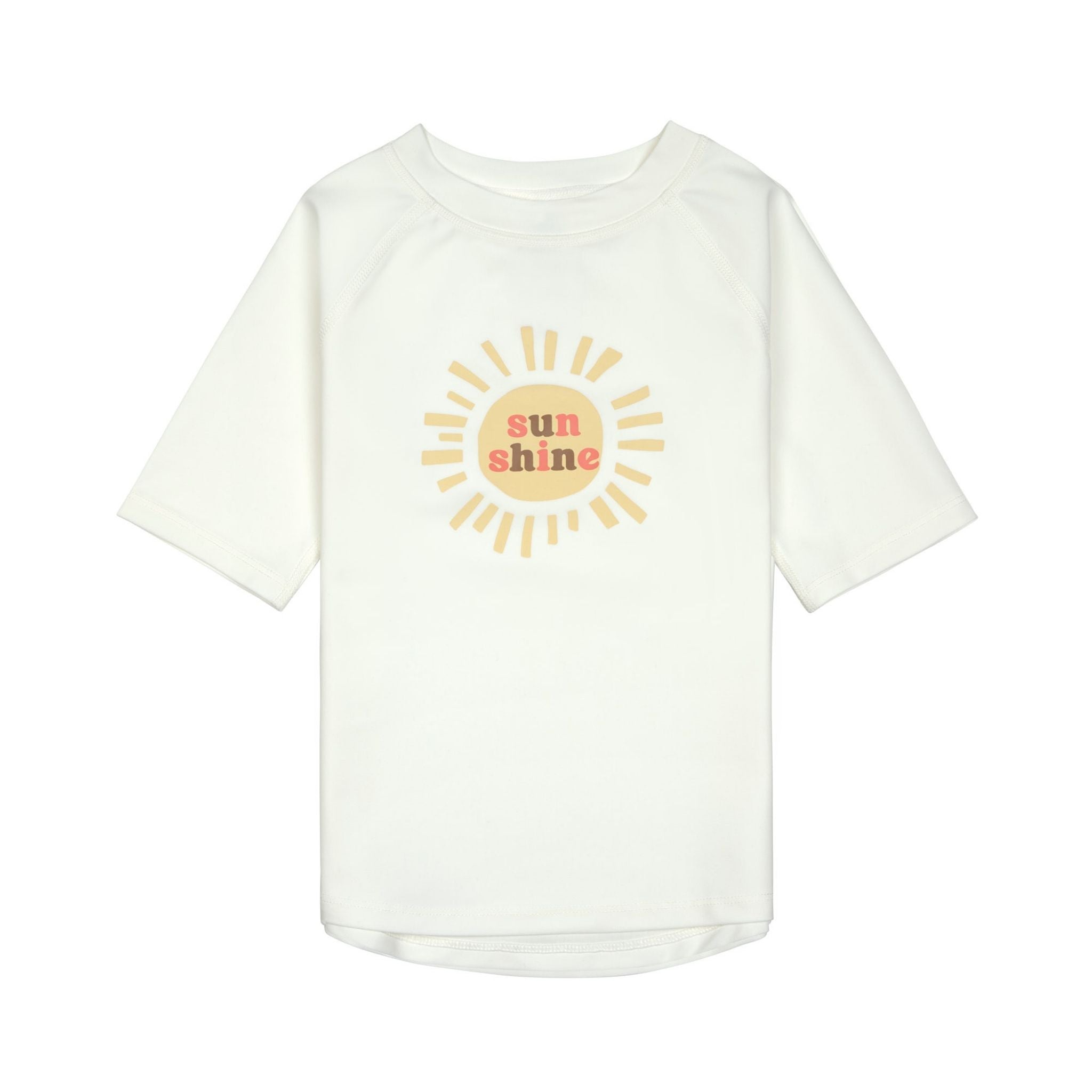 Lassig Sunshine UV Korumalı Kısa Kollu Mayo Tişört Beyaz