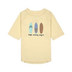 Lassig Surfboards UV Korumalı Kısa Kollu Mayo Tişört Vanilla
