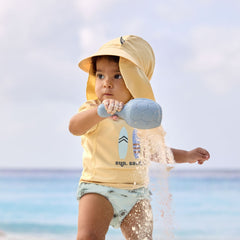 Lassig Surfboards UV Korumalı Kısa Kollu Mayo Tişört Vanilla