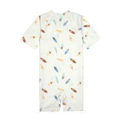 Lassig Surfboards UV Korumalı Mayo Beyaz 1