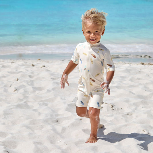 Lassig Surfboards UV Korumalı Mayo Beyaz 4