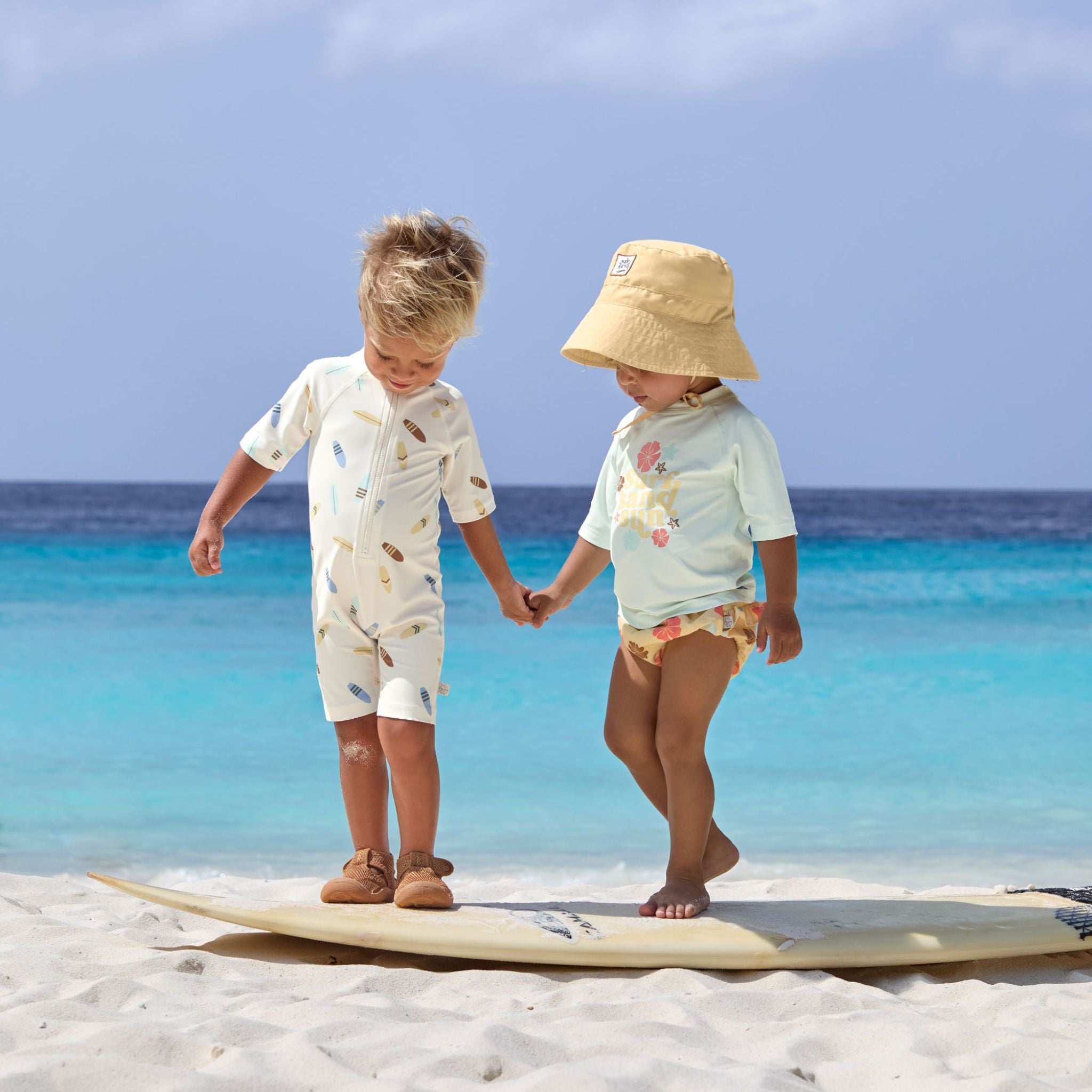 Lassig Surfboards UV Korumalı Mayo Beyaz 5