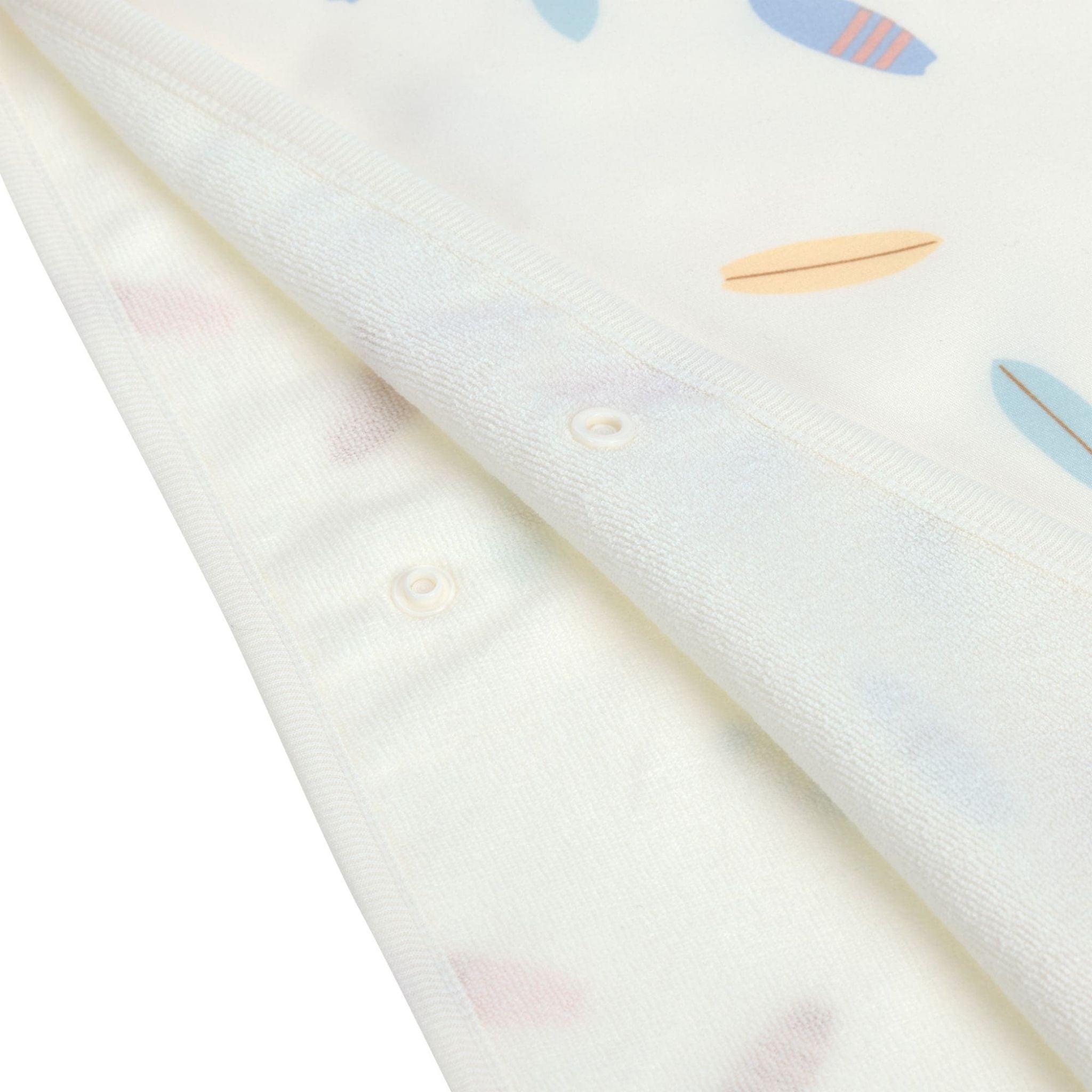 Lassig Surfboards UV Korumalı Plaj Çocuk Panço Beyaz 3