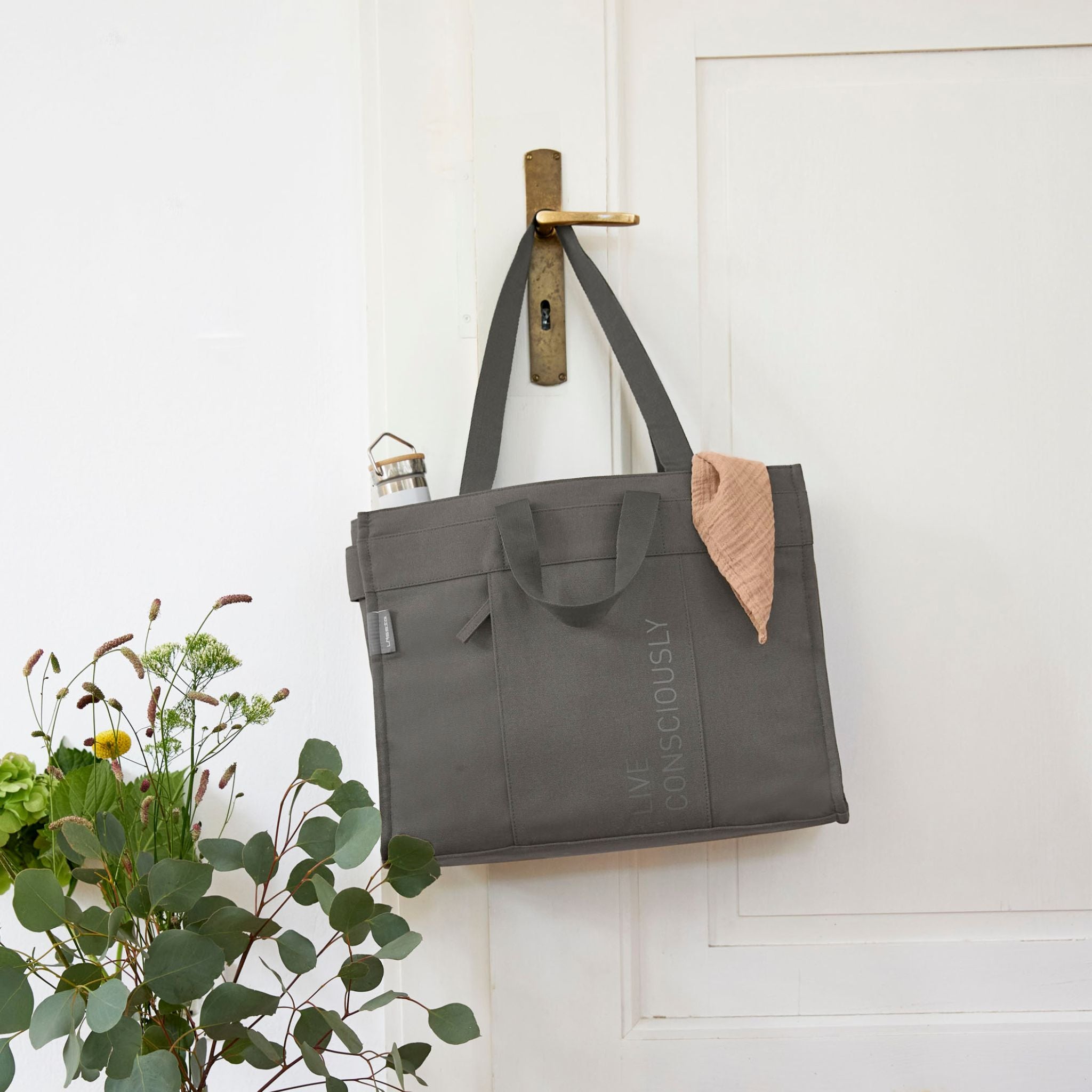 Lassig Tote Up Bebek Bakım Seyahat Çantası Antrasit 7