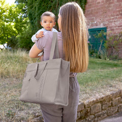 Lassig Tote Up Bebek Bakım Seyahat Çantası Taupe